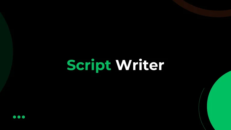 Lowongan Kerja Script Writer