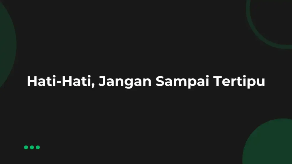 Cara Mengetahui Lowongan Kerja Asli atau Palsu