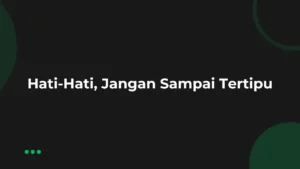 Cara Mengetahui Lowongan Kerja Asli atau Palsu