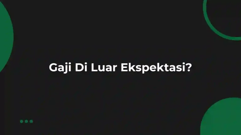 cara menolak tawaran kerja karena gaji tidak sesuai