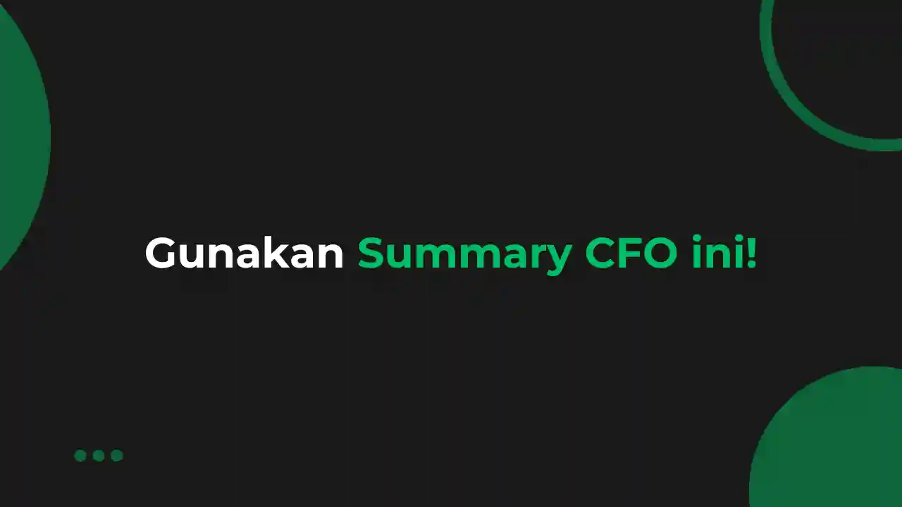 Contoh Summary LinkedIn Chief Financial Officer