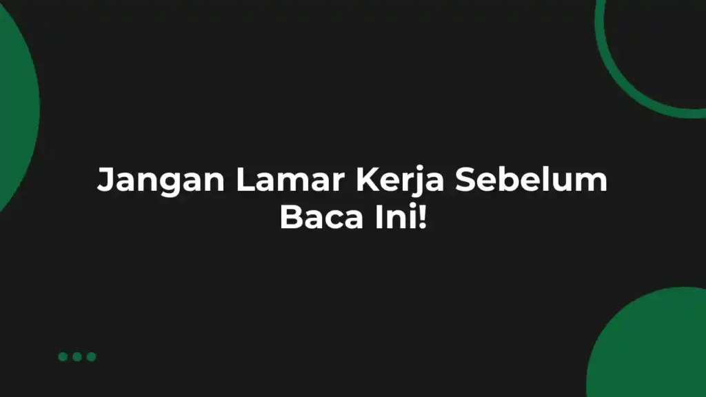 Pertanyaan dan Jawaban Interview Kerja Copywriter