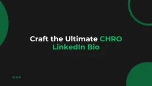 chro linkedin summary examples