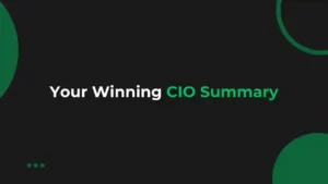 cio linkedin summary examples