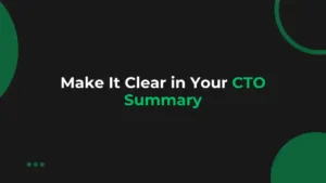 cto linkedin summary examples