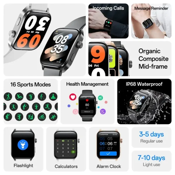 Aolon Curve 3 Smartwatch - Image 3