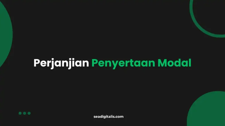 Perjanjian Penyertaan Modal